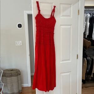 Doen Vibrant Red Maxi Dress